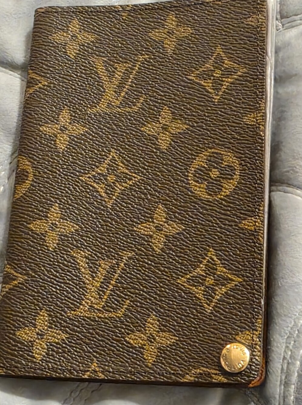 Louis Vuitton Monogram Card Holder M60937 Snap Wallet Porte Carte Vintage